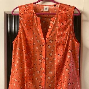 Cabi Spring 2018 Pintuck blouse Size Large